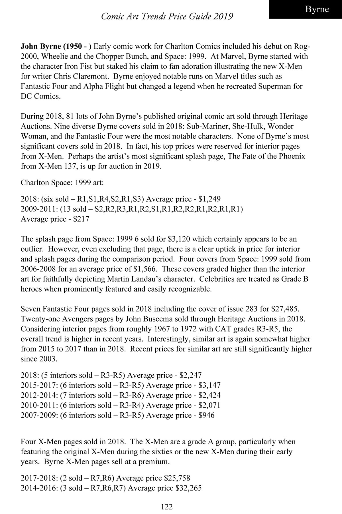 Comic Art Trends Price Guide Market Example